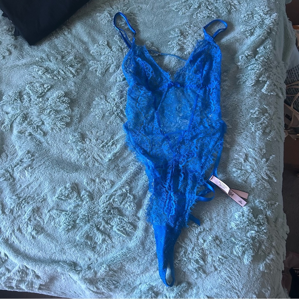 Victoria’s Secret Blue Lace Teddy